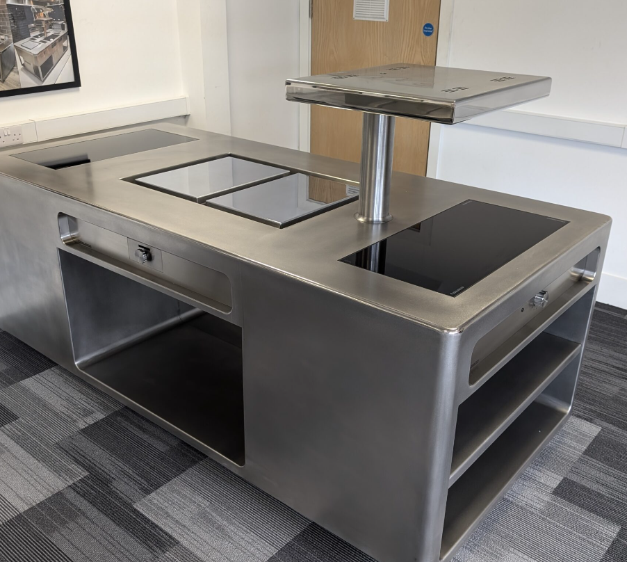 Commercial induction cooking suite